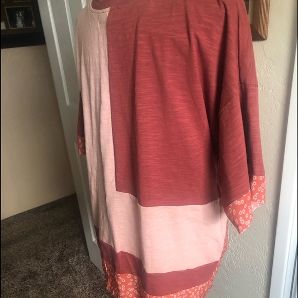 ♥️New Color Block Cotton Rayon Shirt♥️ - Picture 4 of 5